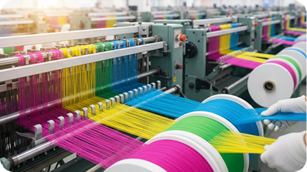Vũ An Đầu Tư Dây Chuyền Mới: Tăng Năng Lực Sản Xuất Dây Thun Bền Màu